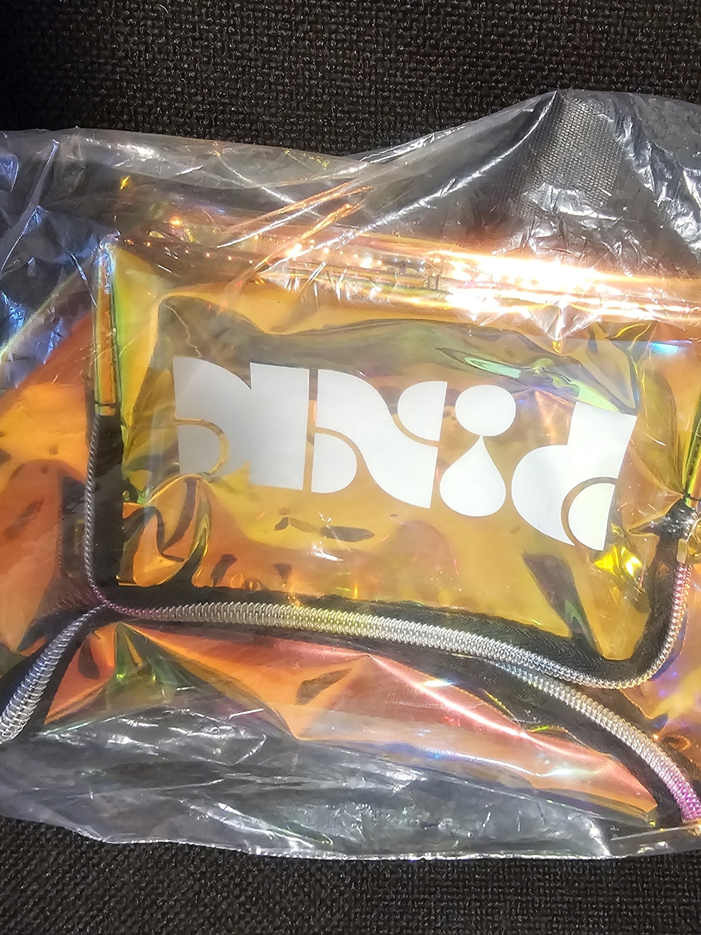 Iridescent Holographic Crossbody Bag - Unbranded